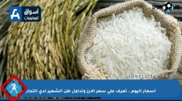 أسعار اليوم.. تعرف على سعر الأرز وتداول طن الشعير لدى التجار